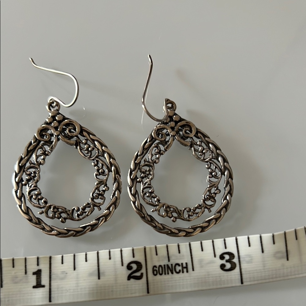 Or Paz Silver Filigree Earrings